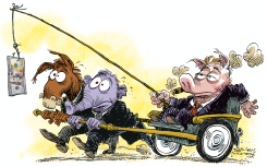 CAMPAIGN FINANCING  by Daryl Cagle