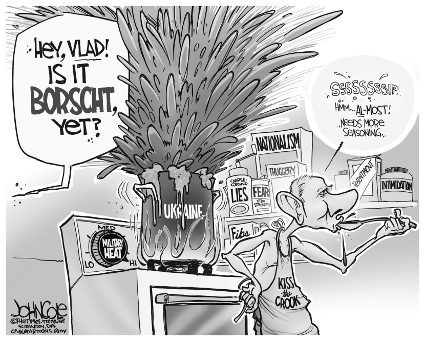 Putin cooks up trouble BW