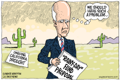 LOCAL-CA JERRY BROWN'S RAINY DAY FUND by Monte Wolverton