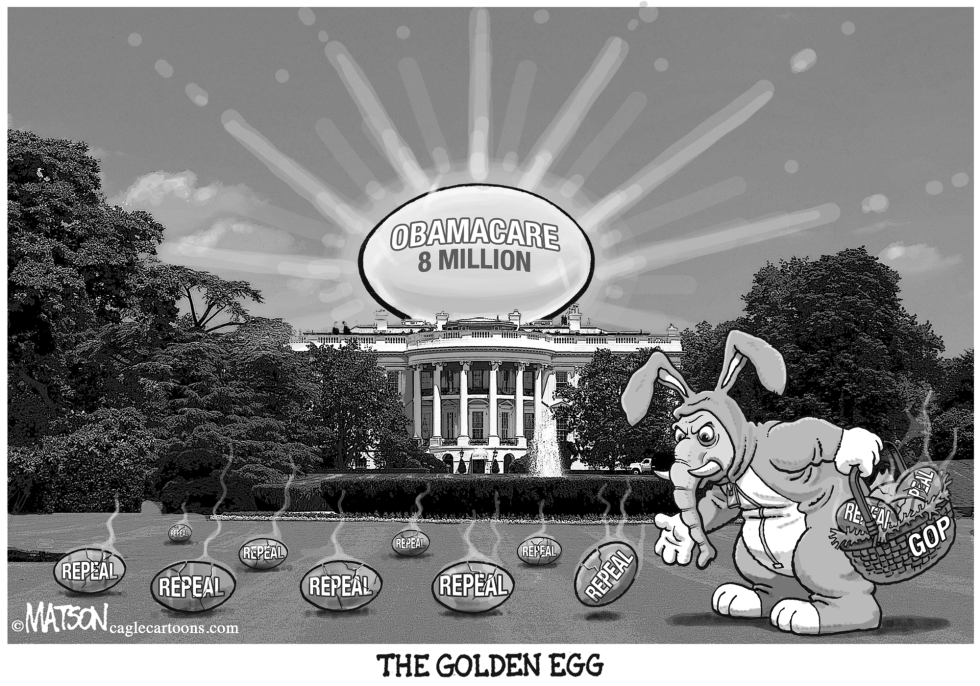  OBAMACARE EASTER EGG HUNT by RJ Matson