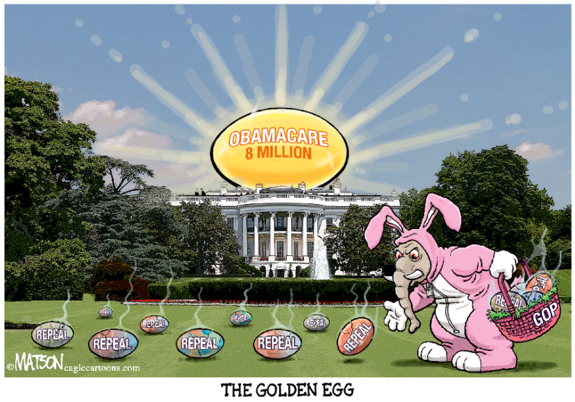 Obamacare Easter Egg Hunt-COLOR