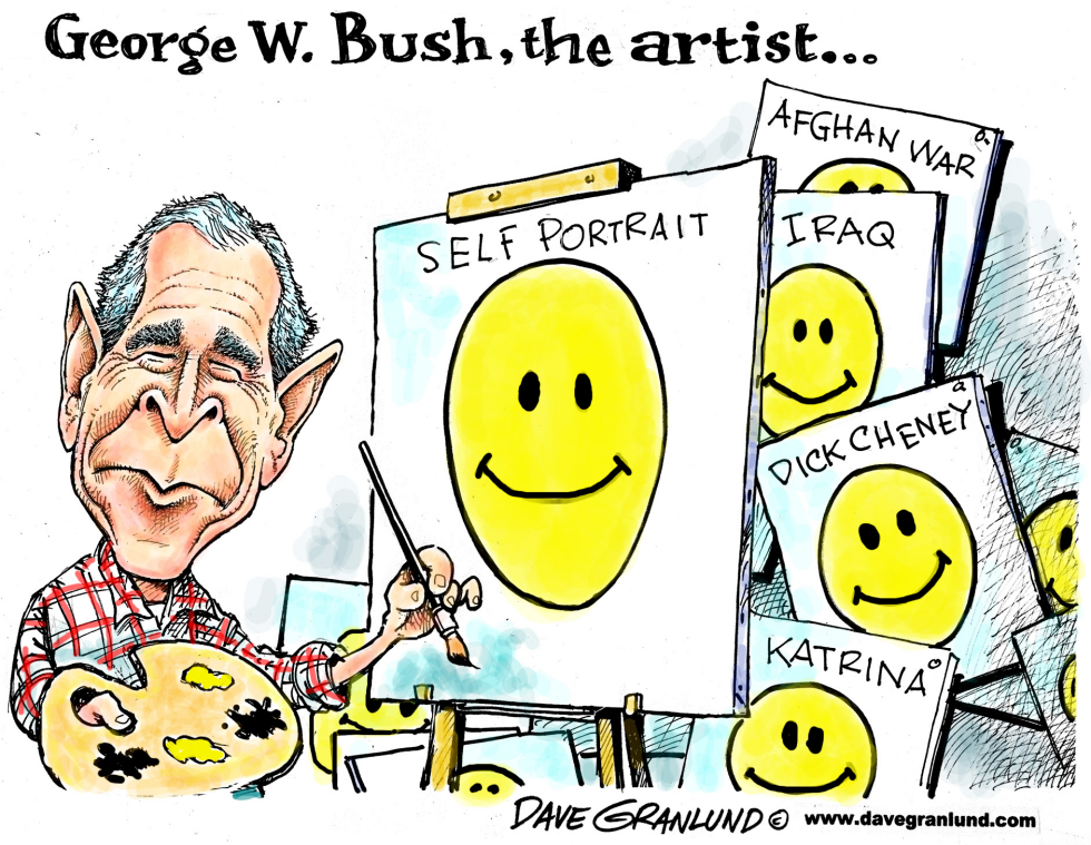 George W Bush the artist