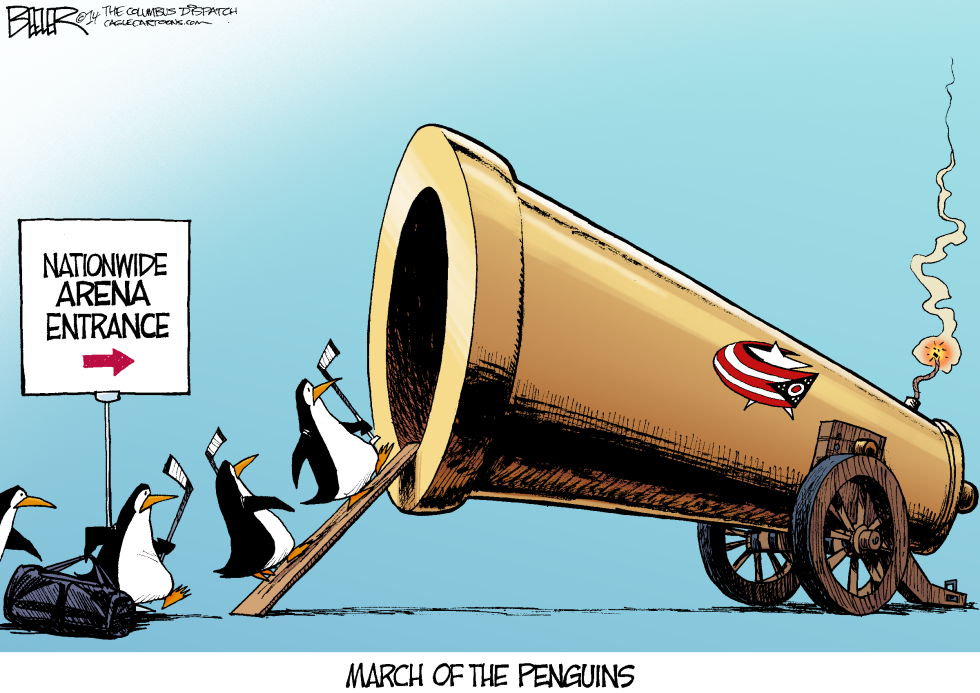  LOCAL OH - CBJ VS PENS by Nate Beeler