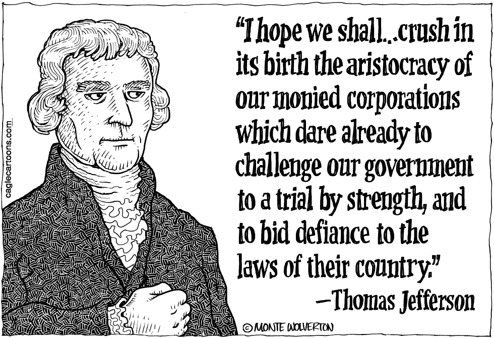 Jefferson on Corporatocracy