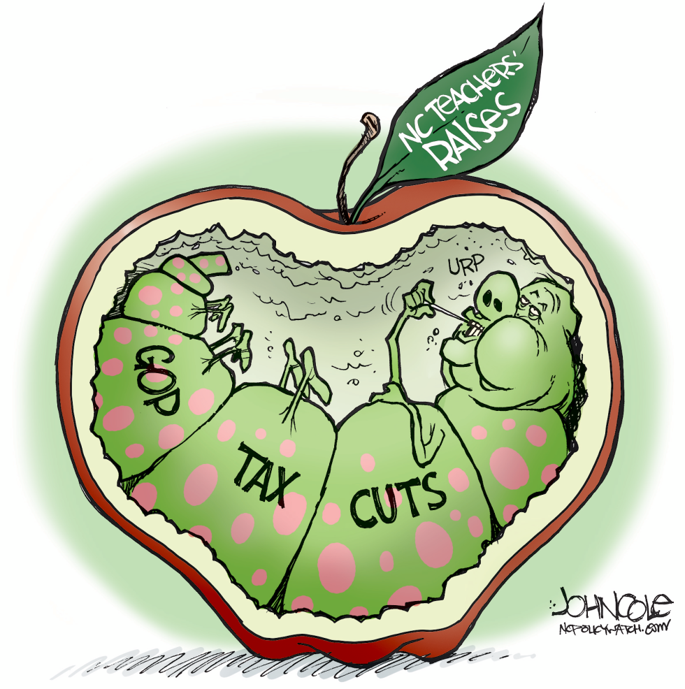 LOCAL NC -- Teachers raises and tax cuts COLOR