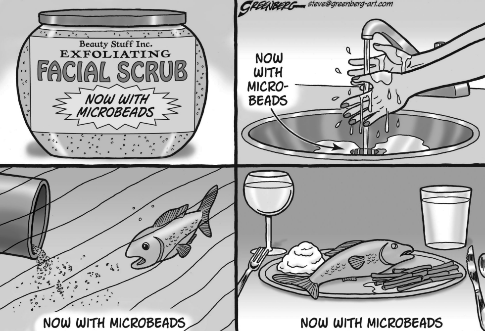 Microbeads bw