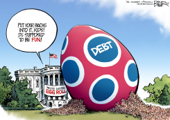 EGG ROLL  by Nate Beeler