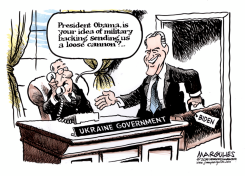BIDEN UKRAINE VISIT by Jimmy Margulies