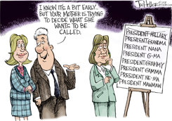 GRANDMA HILLARY by Joe Heller