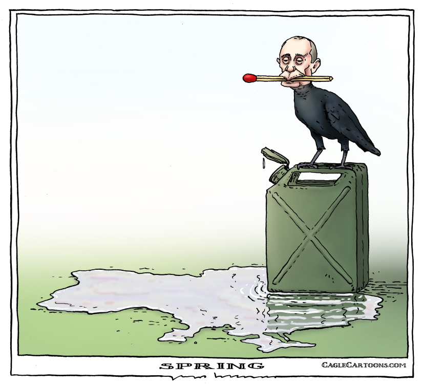Putin and Spring in Ukraine COLOR