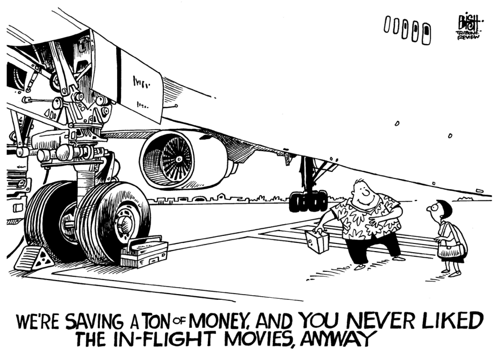 AIRPLANE STOWAWAYS, B/W