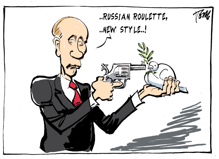 Russian roulette  Cartoon Movement