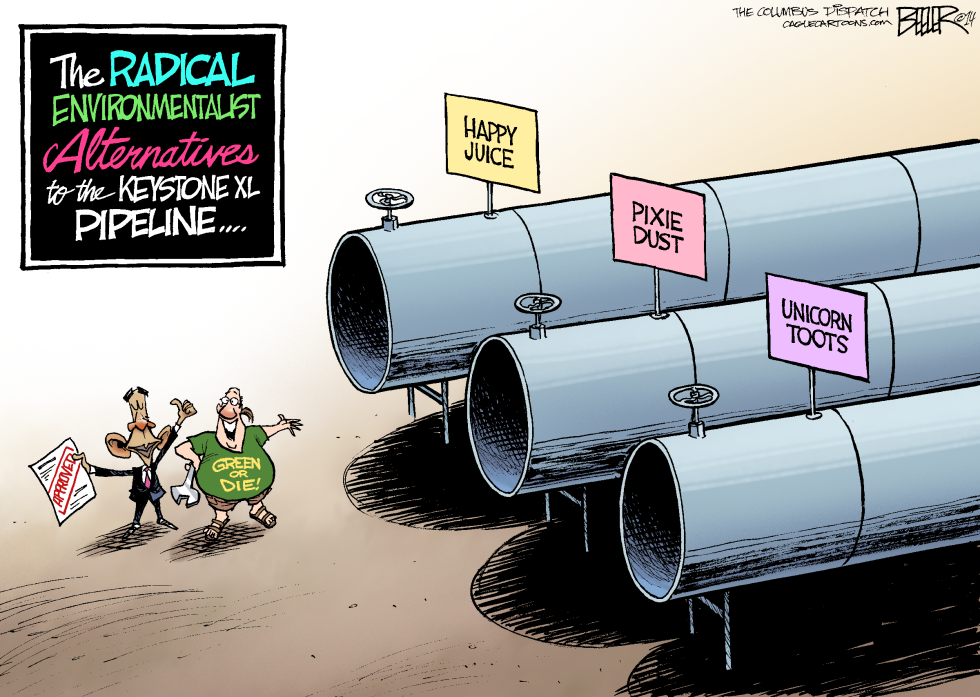  KEYSTONE ALTERNATIVES by Nate Beeler