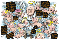 NEW SAINT-POPE JOHN PAUL II  by Daryl Cagle