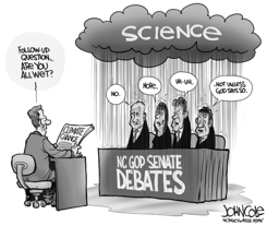 LOCAL NC GOP AND CLIMATE CHANGE BW by John Cole