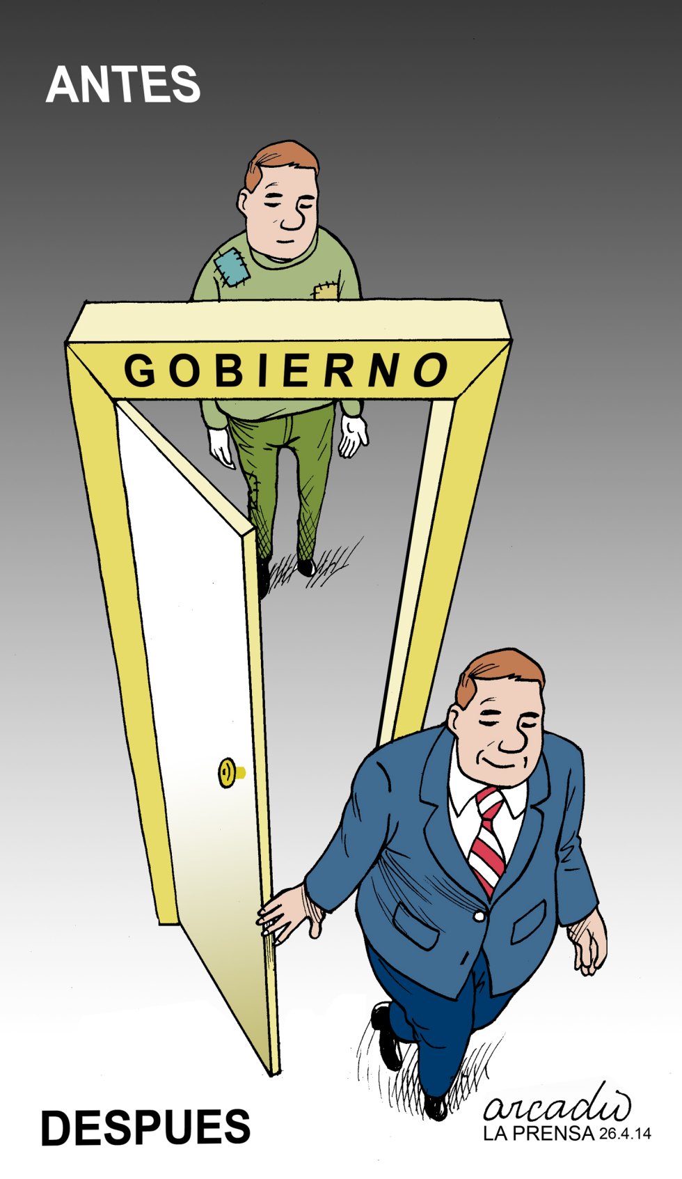 El funcionario público tras su período