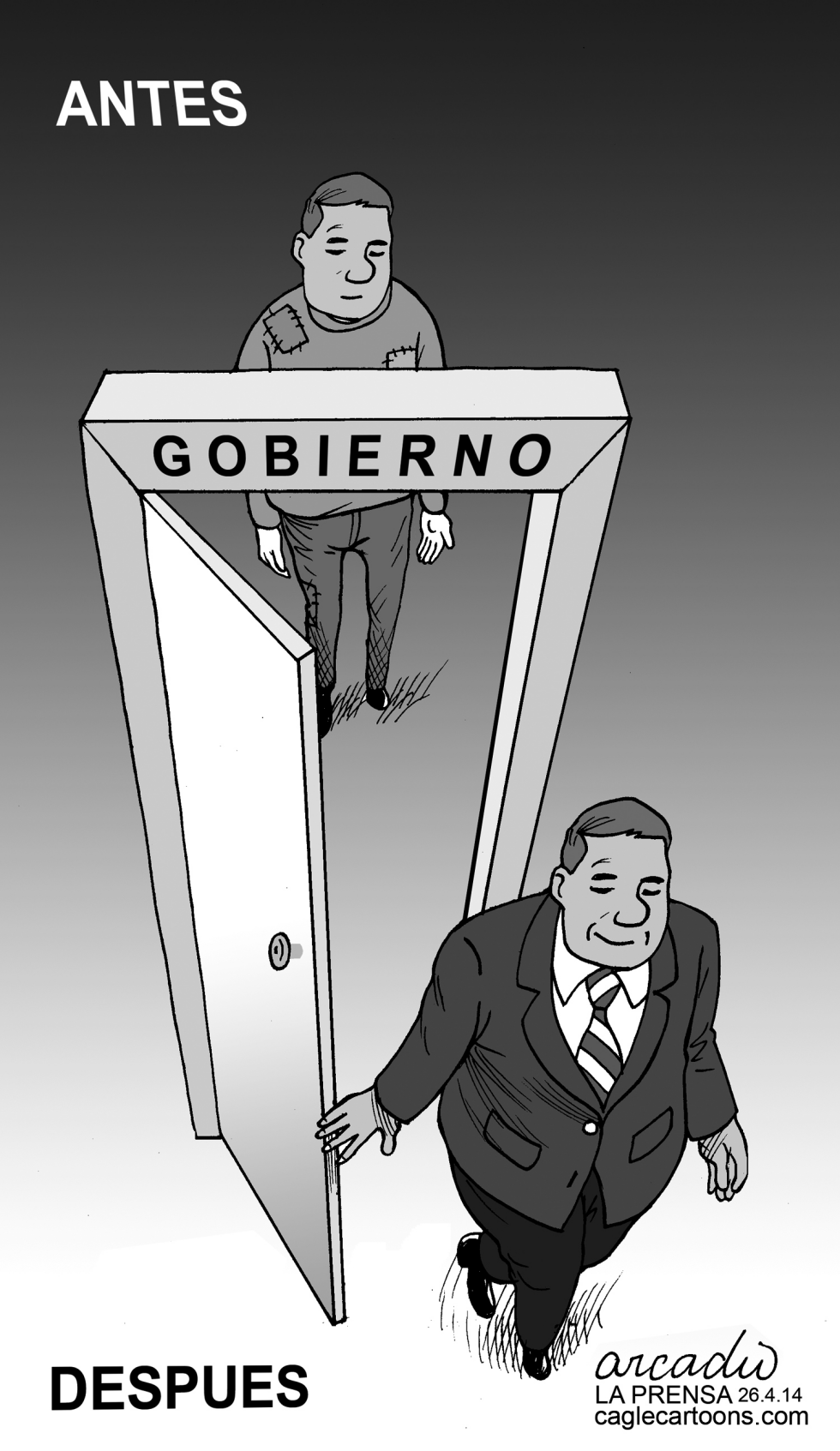  EL FUNCIONARIO PúBLICO TRAS SU PERíODO BN by Arcadio Esquivel