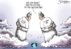 TWO SAINTS by Joe Heller