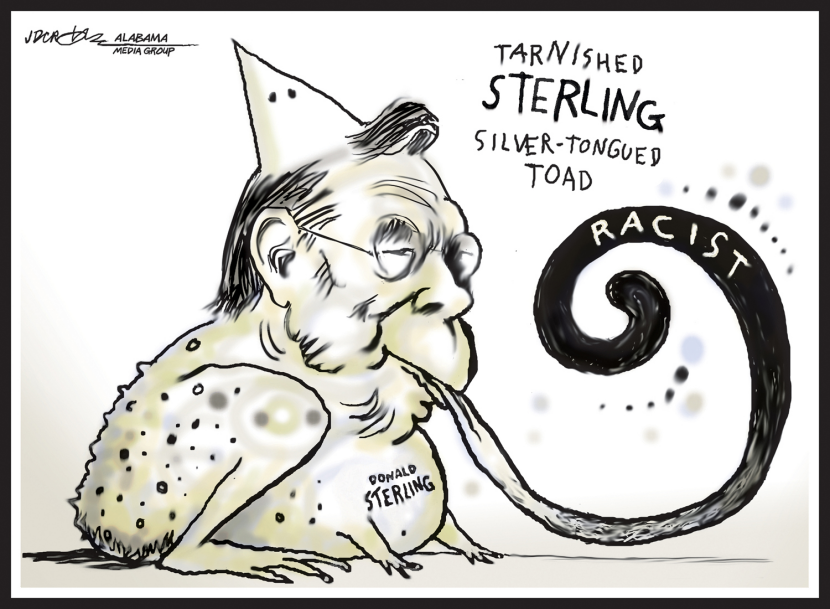 Donald Sterling, racist toad
