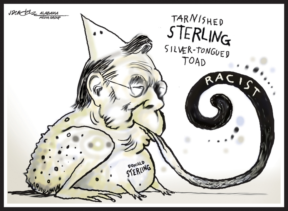Donald Sterling, racist toad