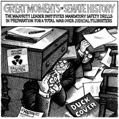 SENATE DUCK AND COVER DRILLS by R.J. Matson