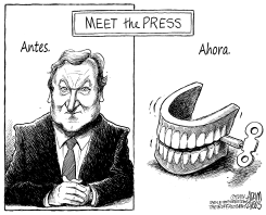MEET THE PRESS by Adam Zyglis