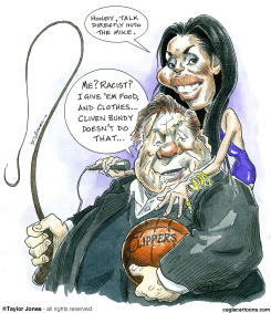 DONALD STERLING AND GIRLFRIEND - by Taylor Jones