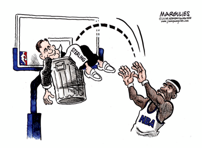 NBA bans Donald Sterling color