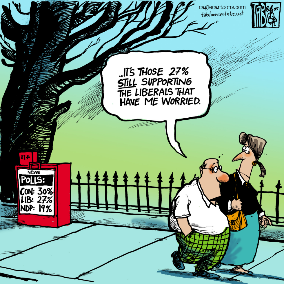 CANADA Liberal Support COLOUR