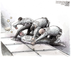 POLICE BRUTALITY  by Adam Zyglis