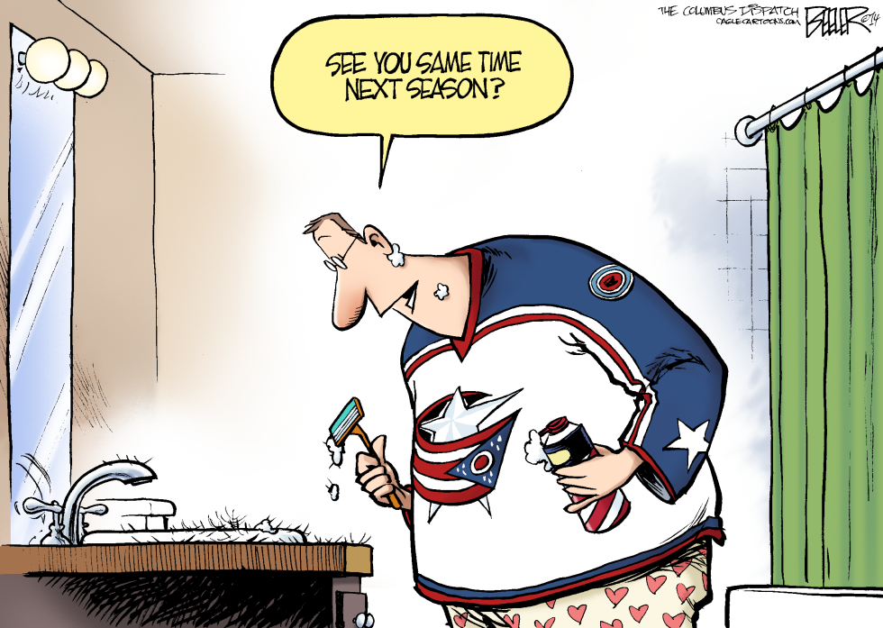  LOCAL OH - CBJ PLAYOFF EXIT by Nate Beeler