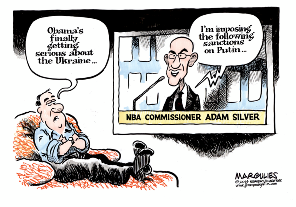 Sanctions on Putin color