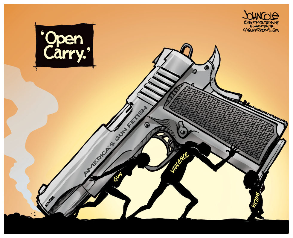 Open-carry handguns COLOR