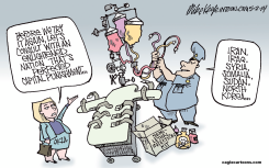 BOTCHED EXECUTION  by Mike Keefe