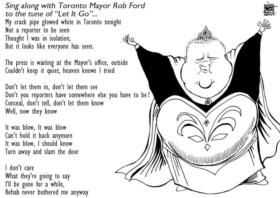 ROB FORD SINGS THE MUSIC OF FROZEN, B/W