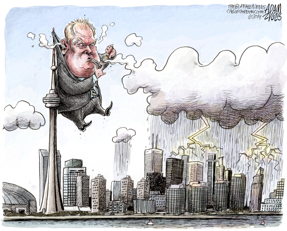  FORD GETTING HIGH by Adam Zyglis