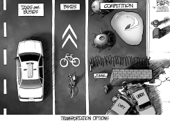 TRANSPORTATION COMPETITION by Nate Beeler