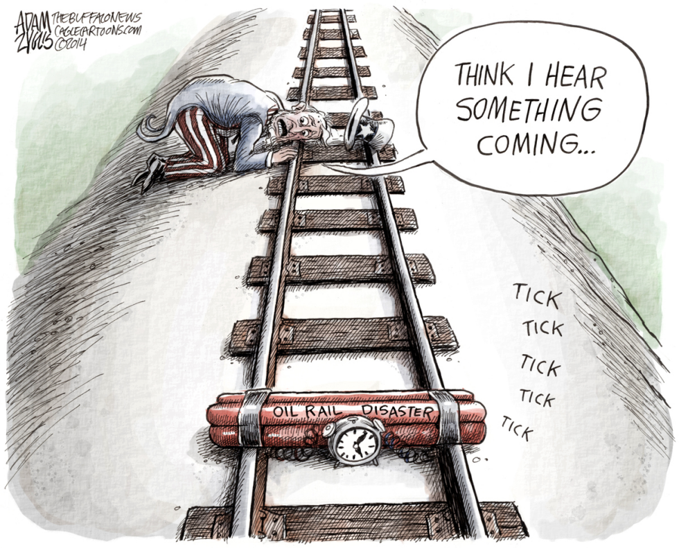 Oil Rail Disaster COLOR