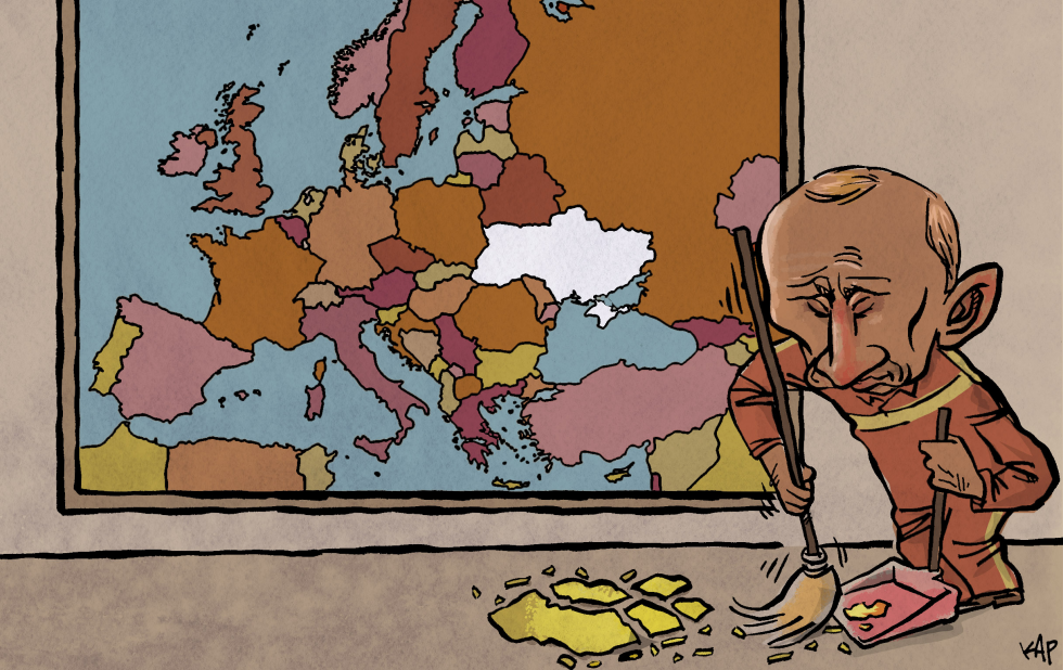  PUTIN SWEEPS UP UKRAINE by Kap