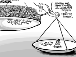 CLIMATE DENIAL by Steve Sack