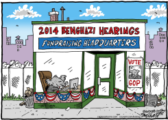 BENGHAZI HEARINGS  by Bob Englehart
