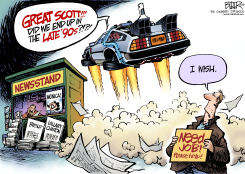 BACK TO THE NINETIES  by Nate Beeler