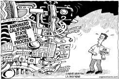 LOCAL-CA CLUNKY CALIF STATE HIRING SYSTEM by Monte Wolverton