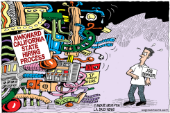 LOCAL-CA CLUNKY CALIF STATE HIRING SYSTEM  by Monte Wolverton
