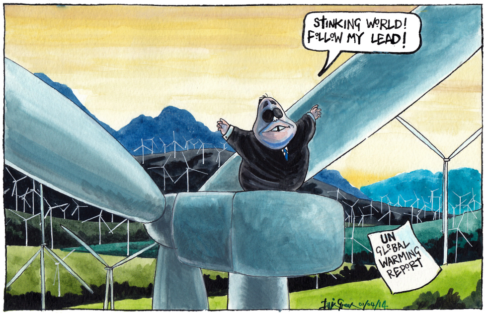 WORLD POLLUTION AND SCOTTISH RENEWABLE ENERGY LEAD