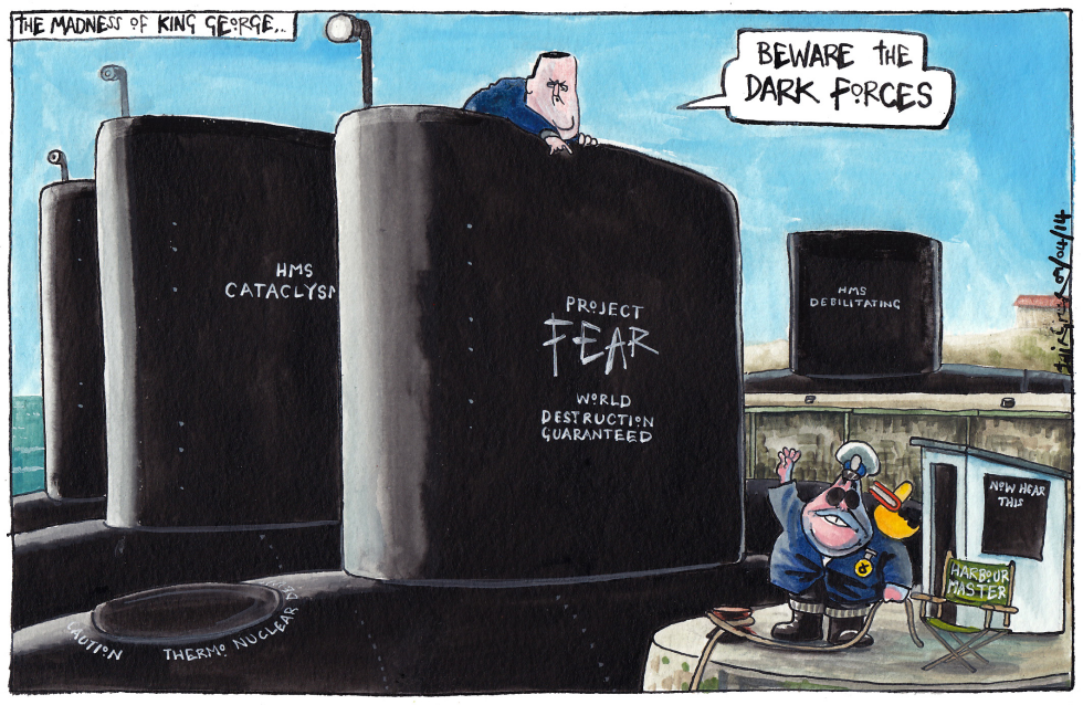 GEORGE ROBERTSONS SCOTTISH NATO SCAREMONGERING