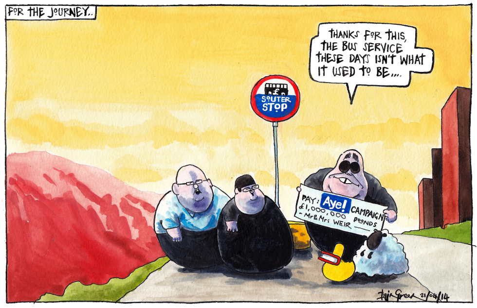 SCOTTISH INDEPENDENCE CAMPAIGN FUNDERS