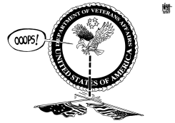 VETERANS AFFAIRS, B/W by Randy Bish