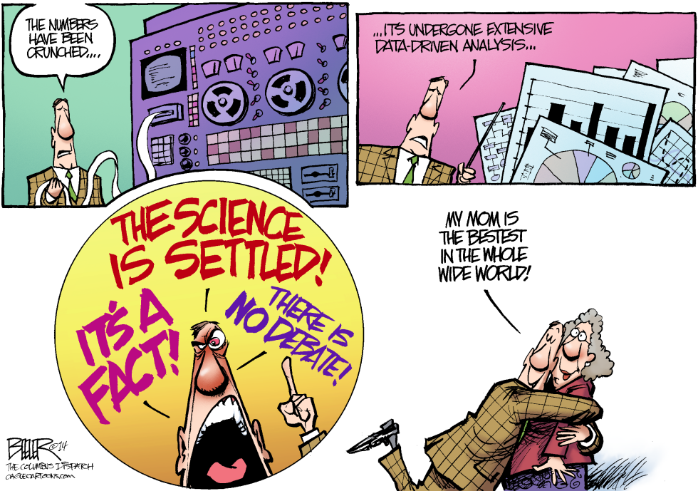  SETTLED SCIENCE by Nate Beeler