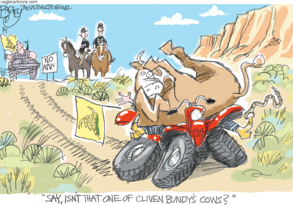  ATV FREEDOM RIDERS by Pat Bagley